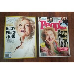 People Magazine BETTY WHITE TURNS 100! Jan. 2022 & Special Commemorative Edition